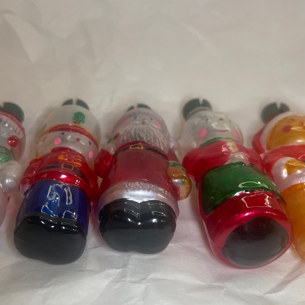 Avon Holiday Ornaments Set - Red, Green, Blue, Gold - Picture 8 of 12